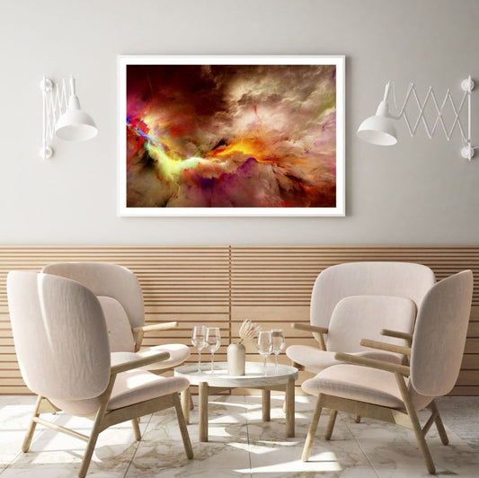 Colorful Clouds Abstract Design Home Decor Premium Quality Poster Print Choose Your Sizes