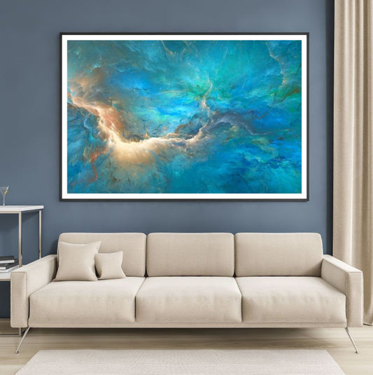 Colorful Abstract Cloud Design Home Decor Premium Quality Poster Print Choose Your Sizes