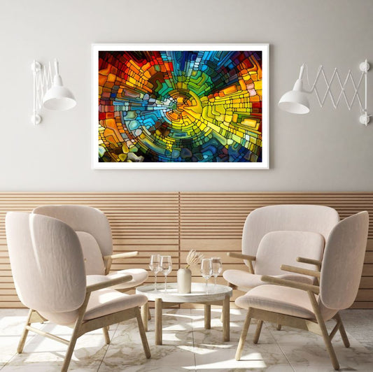 Colorful Abstract Mosaic Design Home Decor Premium Quality Poster Print Choose Your Sizes
