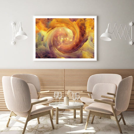 Colorful Abstract Clouds Design Home Decor Premium Quality Poster Print Choose Your Sizes