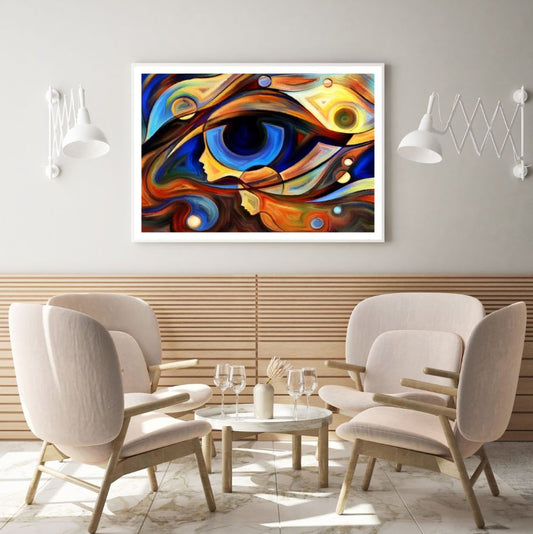Colorful Eye Abstract Design Home Decor Premium Quality Poster Print Choose Your Sizes