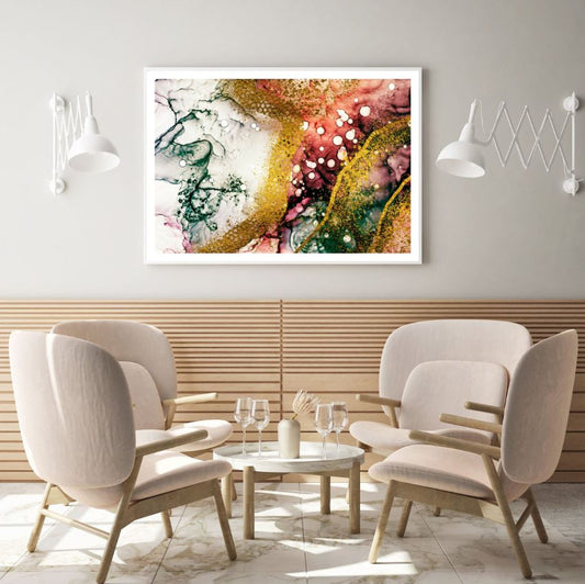 Colorful Abstract Granite Design Home Decor Premium Quality Poster Print Choose Your Sizes