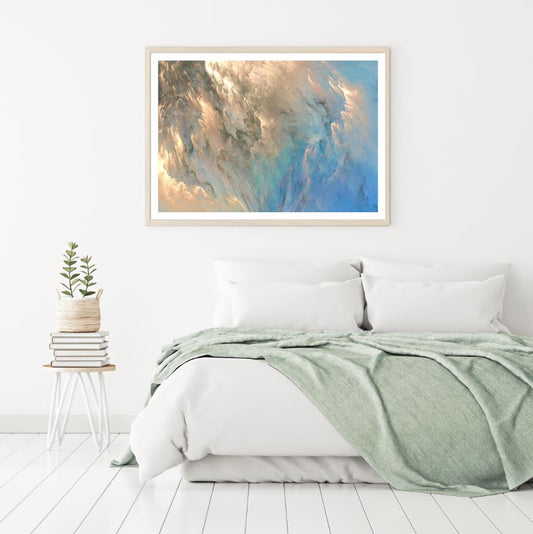 Colorful Abstract Cloud Design Home Decor Premium Quality Poster Print Choose Your Sizes