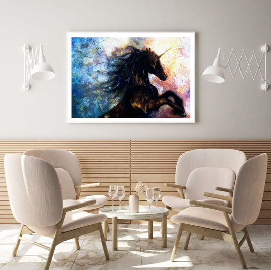 Unicorn Abstract Watercolor Home Decor Premium Quality Poster Print Choose Your Sizes
