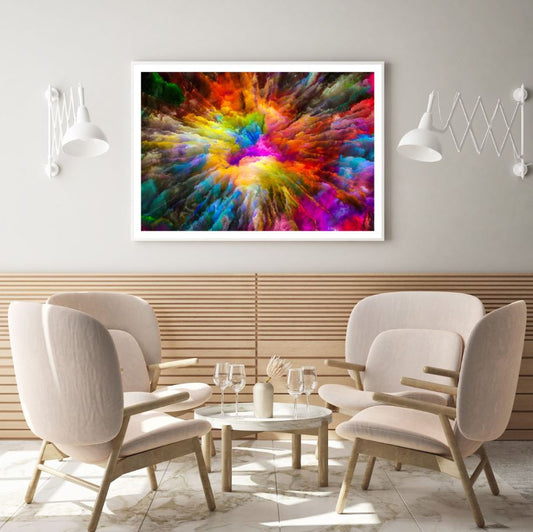 Colorful Abstract Clouds Design Home Decor Premium Quality Poster Print Choose Your Sizes