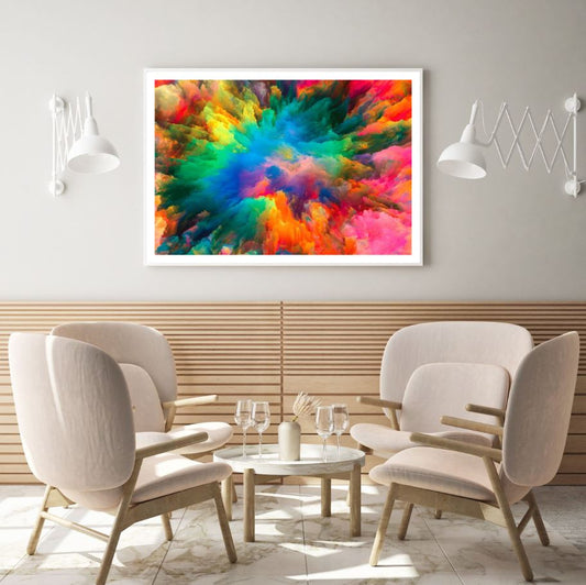 Colorful Abstract Clouds Design Home Decor Premium Quality Poster Print Choose Your Sizes