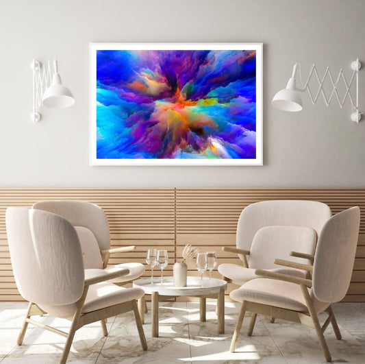 Colorful Abstract Clouds Design Home Decor Premium Quality Poster Print Choose Your Sizes