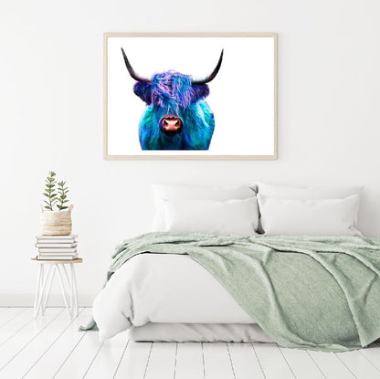 Highland Cow Portrait Photograph Home Decor Premium Quality Poster Print Choose Your Sizes