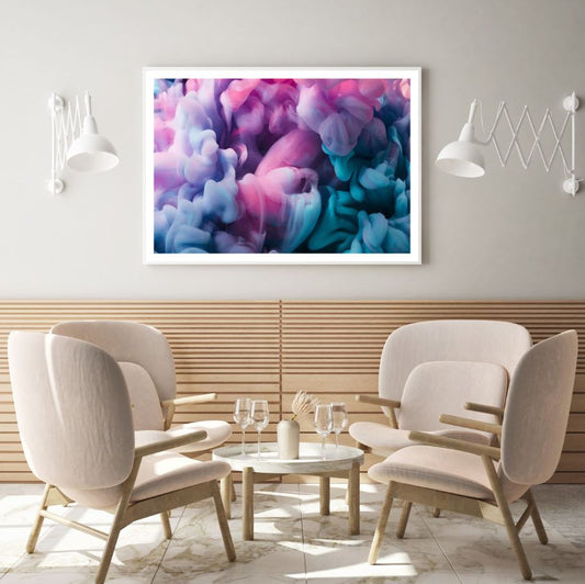 Colorful Smoke Abstract Design Home Decor Premium Quality Poster Print Choose Your Sizes