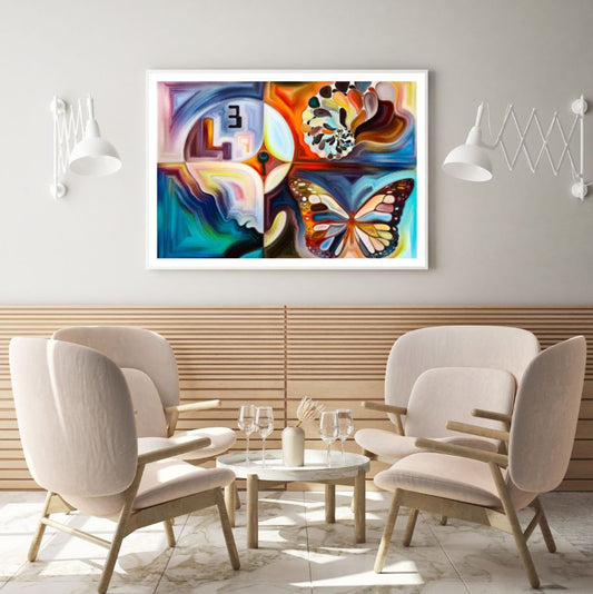 Colorful Abstract Shapes Design Home Decor Premium Quality Poster Print Choose Your Sizes