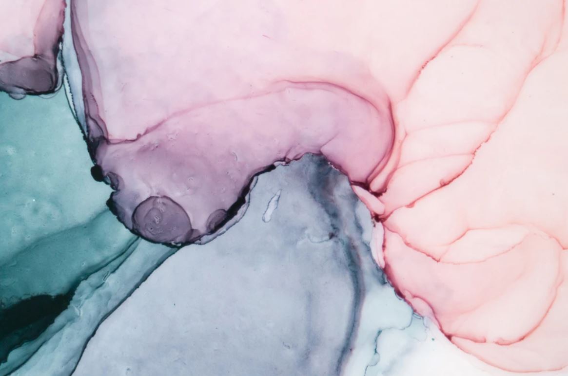 Pink & Blue Abstract Design Home Decor Premium Quality Poster Print Choose Your Sizes