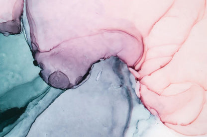 Pink & Blue Abstract Design Home Decor Premium Quality Poster Print Choose Your Sizes