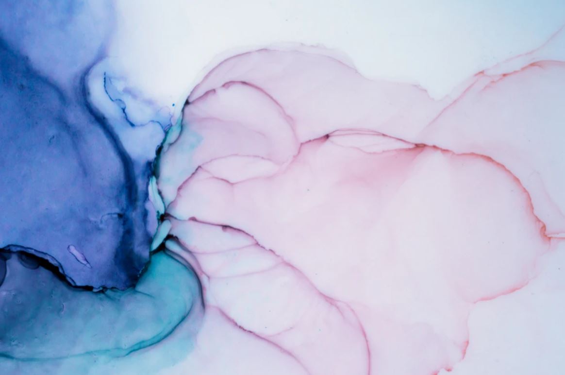 Pink & Blue Abstract Design Home Decor Premium Quality Poster Print Choose Your Sizes