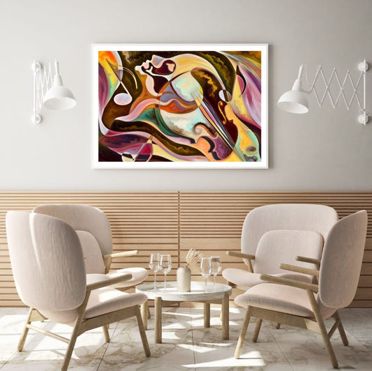 Colorful Abstract Faces Design Home Decor Premium Quality Poster Print Choose Your Sizes