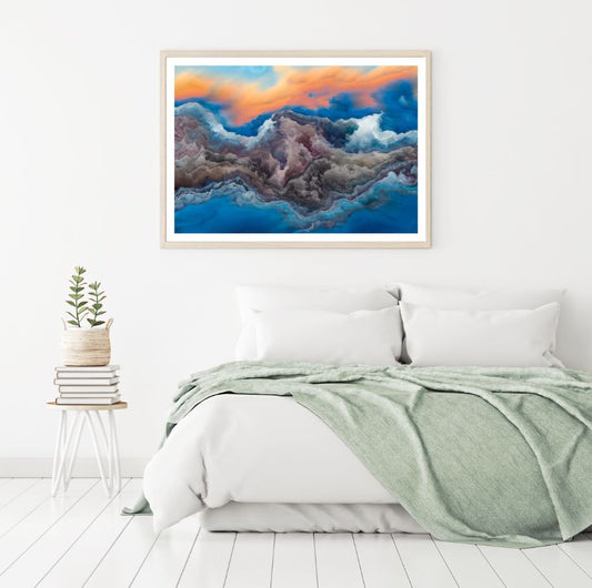 Colorful Abstract Watercolor Art Home Decor Premium Quality Poster Print Choose Your Sizes