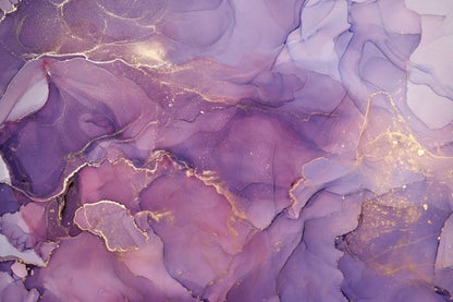 Pink Purple & Gold Abstract Home Decor Premium Quality Poster Print Choose Your Sizes