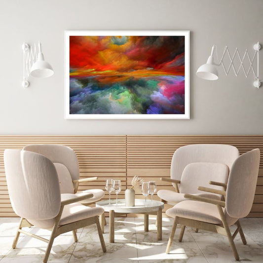 Colorful Abstract Cloud Design Home Decor Premium Quality Poster Print Choose Your Sizes