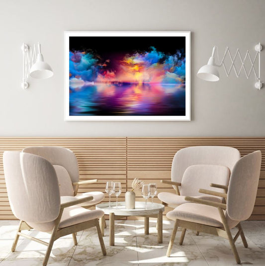 Colorful Abstract Cloud Design Home Decor Premium Quality Poster Print Choose Your Sizes