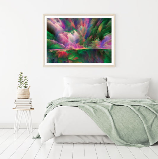 Colorful Abstract Cloud Design Home Decor Premium Quality Poster Print Choose Your Sizes