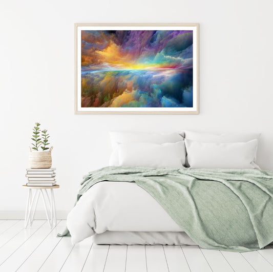 Colorful Abstract Cloud Design Home Decor Premium Quality Poster Print Choose Your Sizes