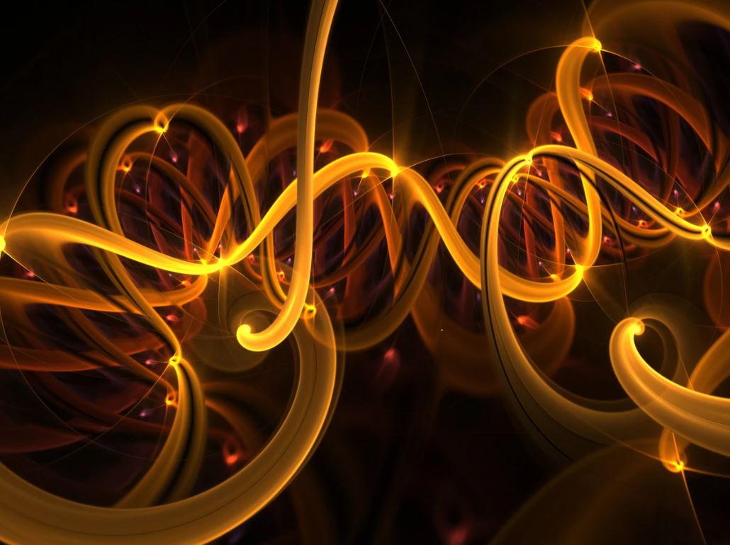 Gold Spiral Abstract Design Home Decor Premium Quality Poster Print Choose Your Sizes