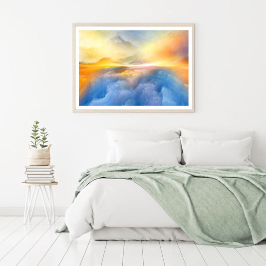 Colorful Abstract Cloud Design Home Decor Premium Quality Poster Print Choose Your Sizes