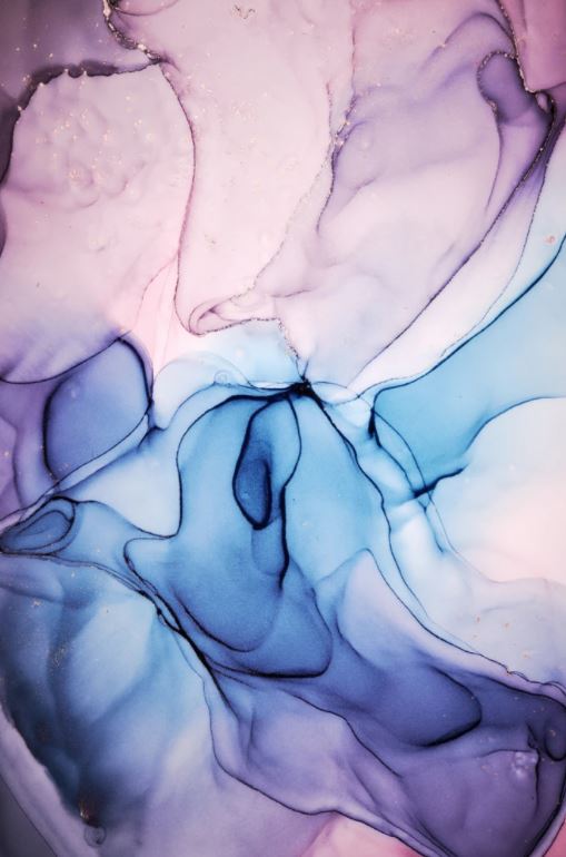 Blue Pink Abstract Design Home Decor Premium Quality Poster Print Choose Your Sizes
