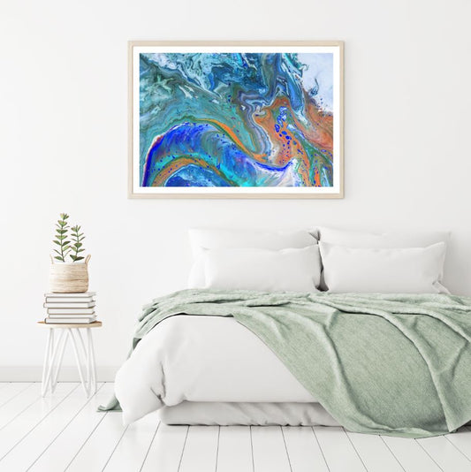 Colorful Abstract Granite Design Home Decor Premium Quality Poster Print Choose Your Sizes