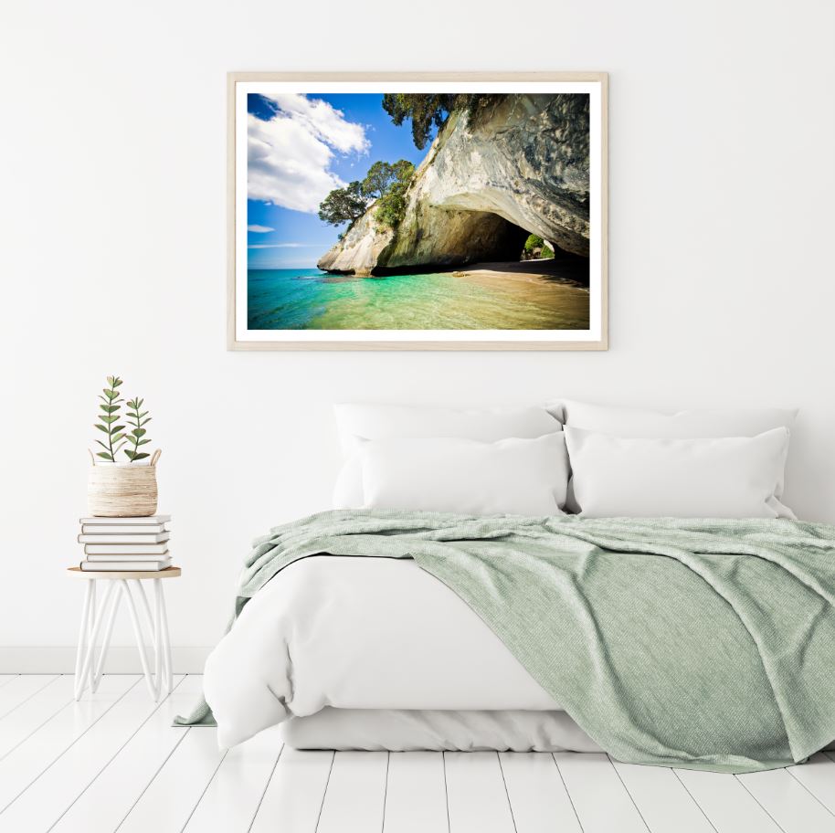 Sea Cave Scenery Photograph Home Decor Premium Quality Poster Print Choose Your Sizes