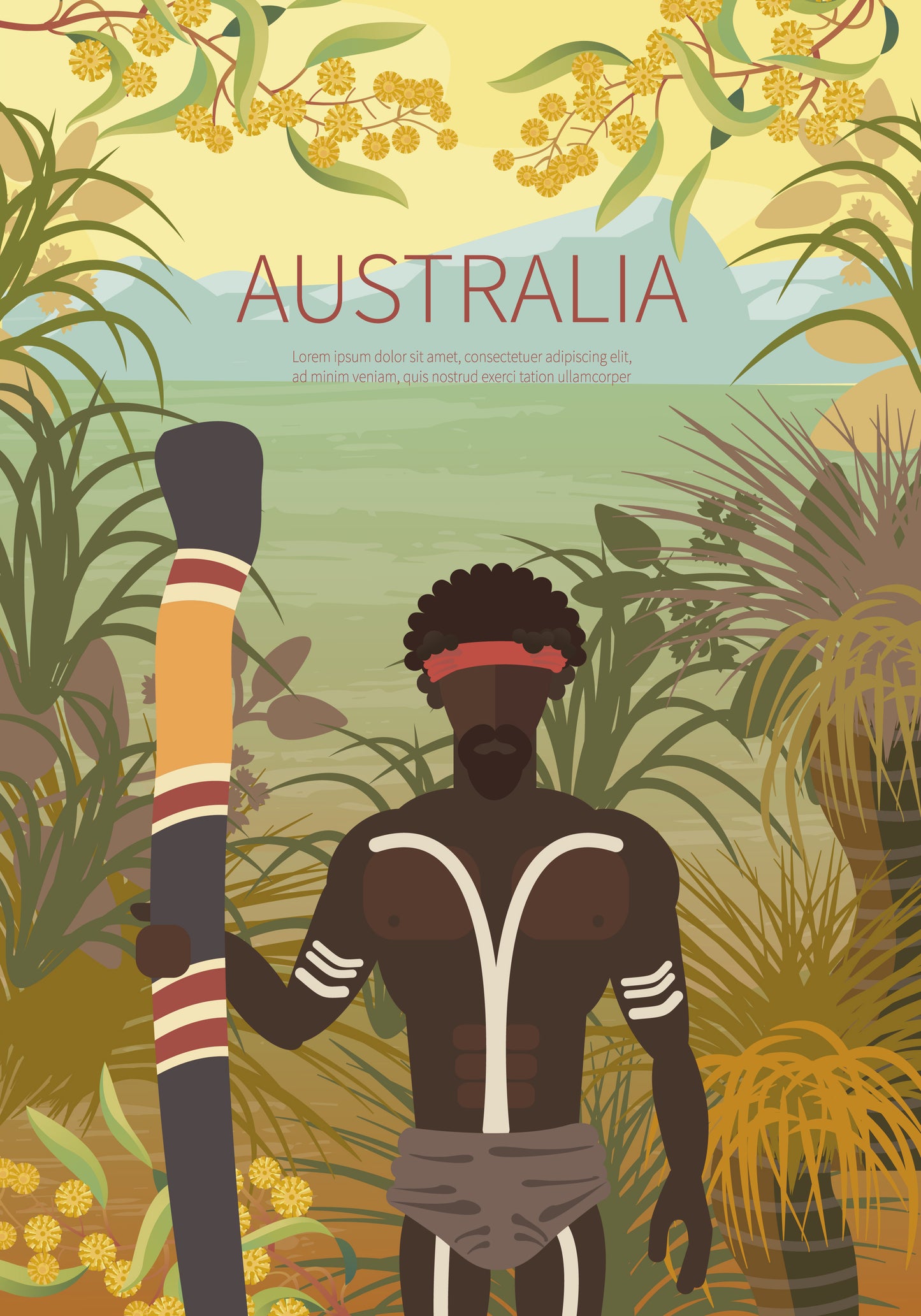 Cultural People Art Print 100% Australian Made