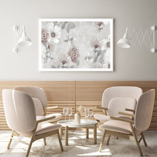 Colorful Flowers Art Painting Home Decor Premium Quality Poster Print Choose Your Sizes