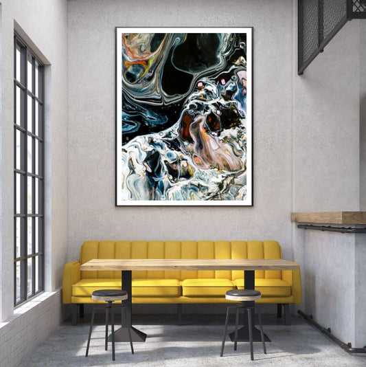 Colorful Abstract Granite Design Home Decor Premium Quality Poster Print Choose Your Sizes