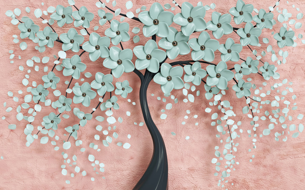 Flower Tree 3D Design Print 100% Australian Made