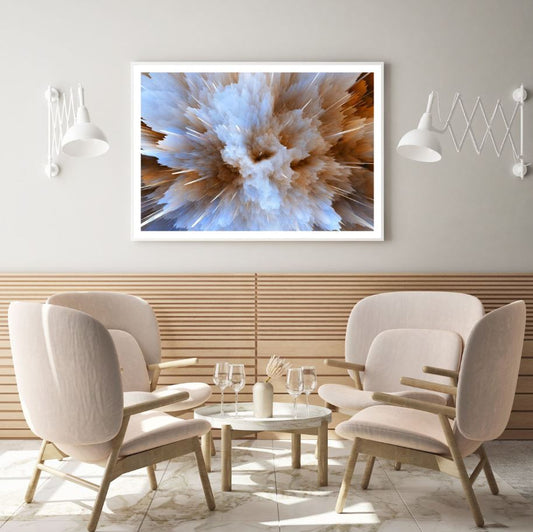 Colorful Clouds Abstract Design Home Decor Premium Quality Poster Print Choose Your Sizes