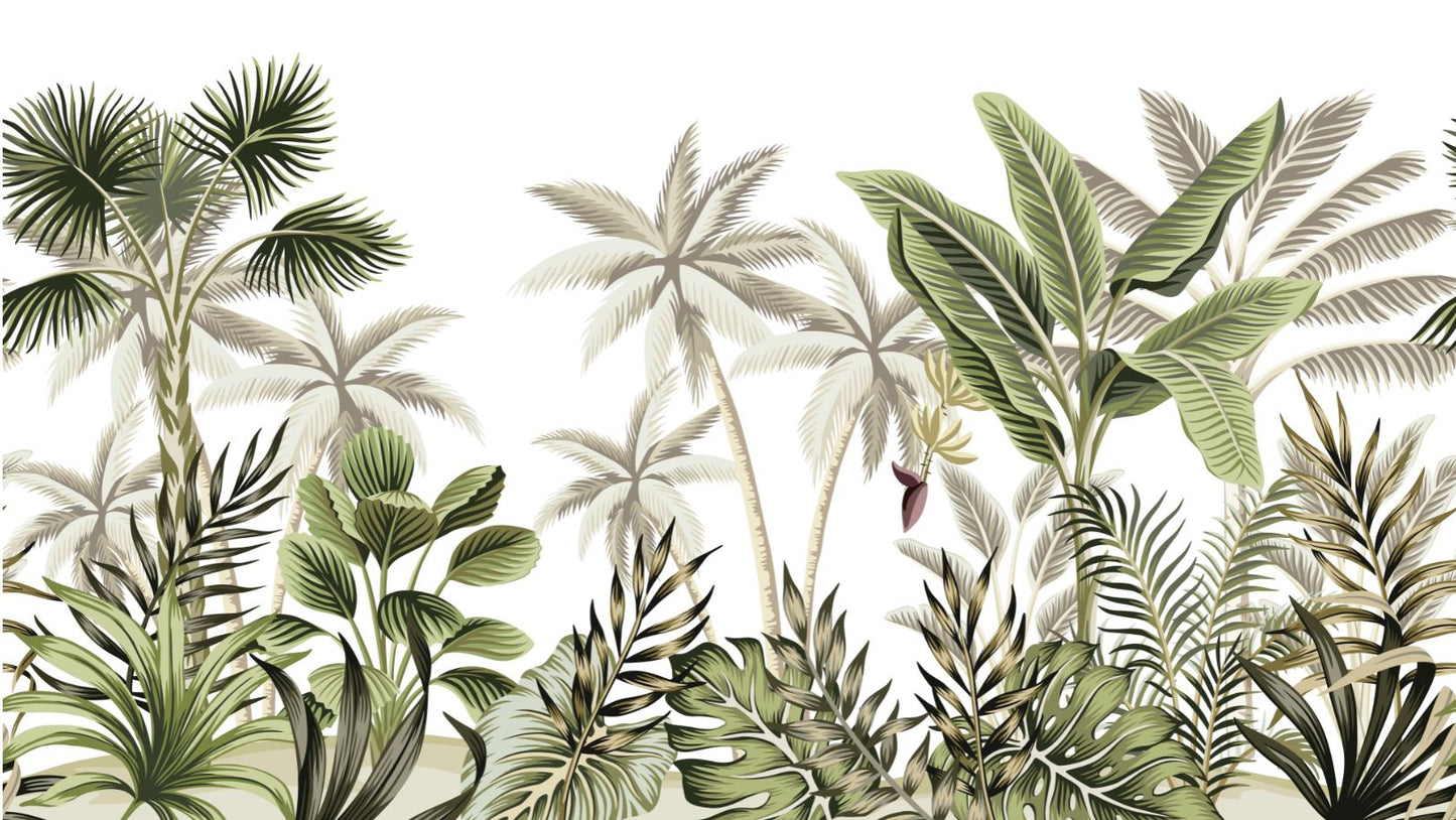 Green Trees Vector Design Home Decor Premium Quality Poster Print Choose Your Sizes