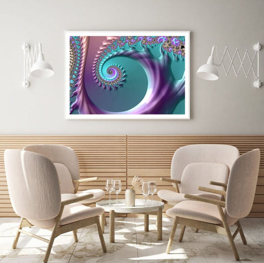 Colorful Abstract Fractal Design Home Decor Premium Quality Poster Print Choose Your Sizes