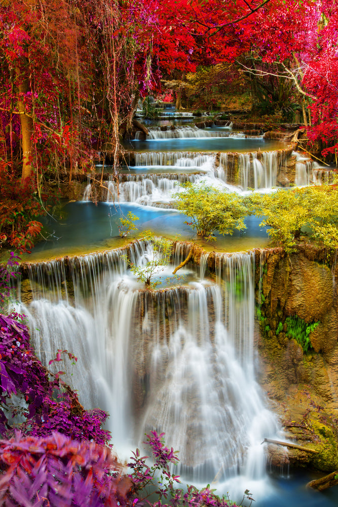 Waterfall Scenery Photograph Home Decor Premium Quality Poster Print Choose Your Sizes