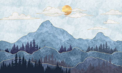 Mountain View Painting Print 100% Australian Made