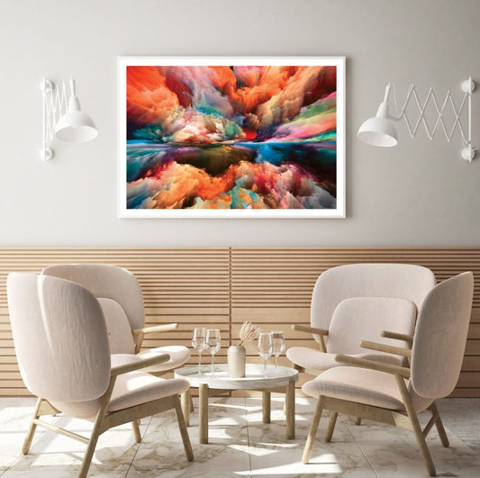 Colorful Abstract Cloud Design Home Decor Premium Quality Poster Print Choose Your Sizes