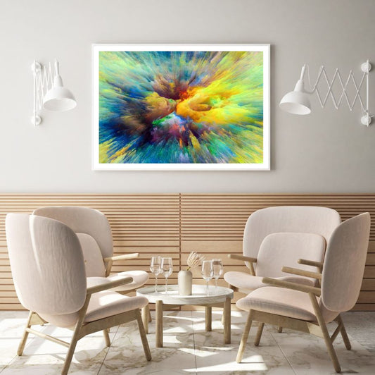 Colorful Abstract Cloud Design Home Decor Premium Quality Poster Print Choose Your Sizes
