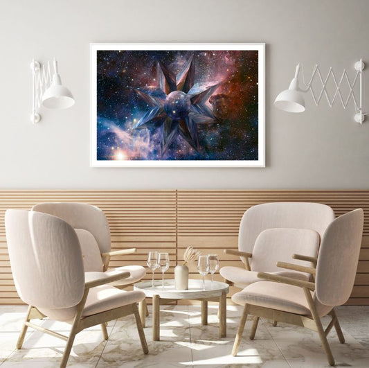 Colorful Abstract Star 3D Design Home Decor Premium Quality Poster Print Choose Your Sizes