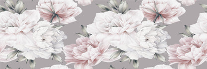 Panoramic Canvas Floral Design High Quality 100% Australian made wall Canvas Print ready to hang