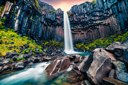 Waterfall Scenery Photograph Home Decor Premium Quality Poster Print Choose Your Sizes