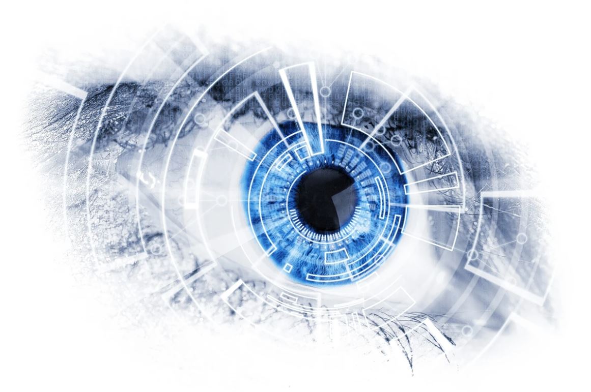 Blue & Black Eye Photograph Home Decor Premium Quality Poster Print Choose Your Sizes