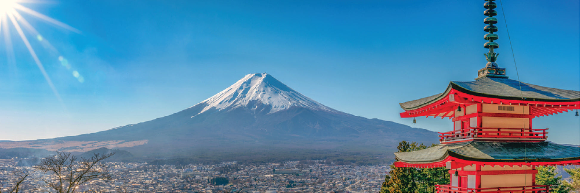 Panoramic Canvas Japan Landscape Mountain View High Quality 100% Australian made wall Canvas Print ready to hang