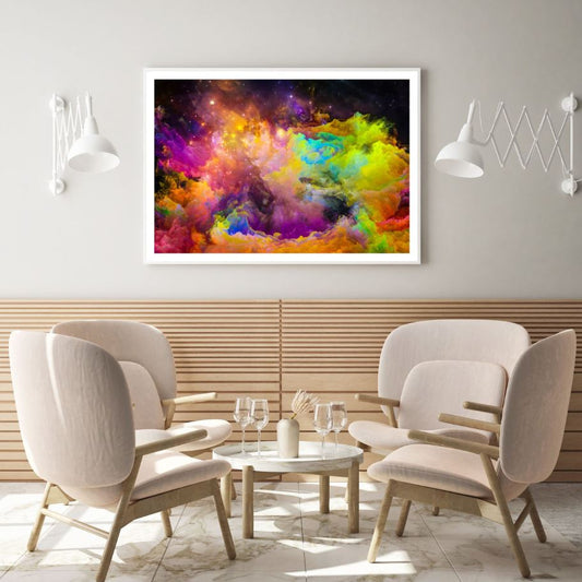 Colorful Abstract Cloud Design Home Decor Premium Quality Poster Print Choose Your Sizes