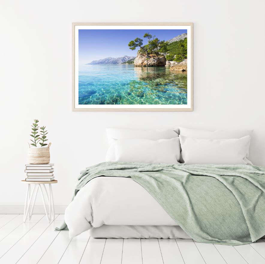 Sea & Rocks Scenery Photograph Home Decor Premium Quality Poster Print Choose Your Sizes