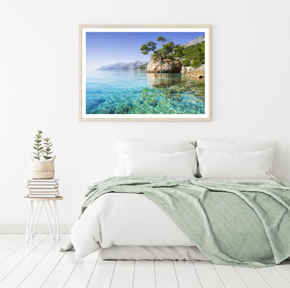Sea & Rocks Scenery Photograph Home Decor Premium Quality Poster Print Choose Your Sizes