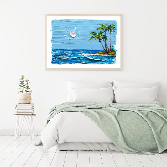 Sea Scenery Oil Painting Home Decor Premium Quality Poster Print Choose Your Sizes