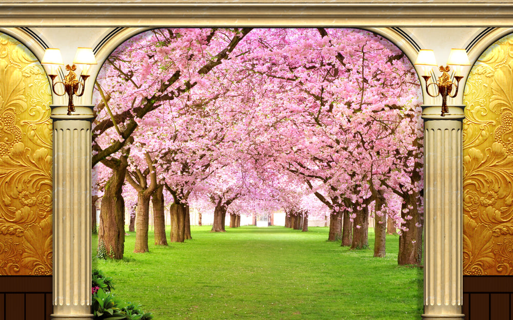 Flower Tree Row Print 100% Australian Made
